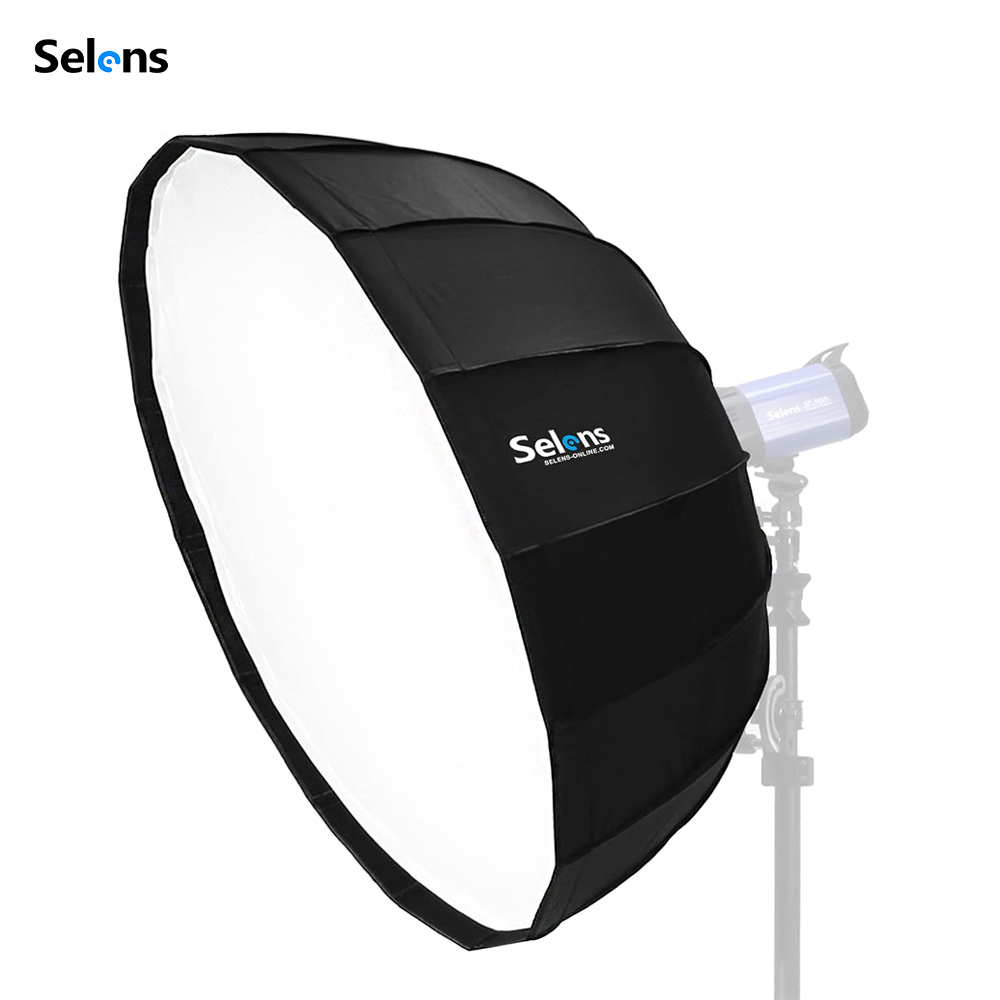 Photography Lighting Beauty Dish - เซลเลนส์ ซอฟต์บ็อกซ์แบบพาราโบลา ติดตั้งง่าย พร้อมแผ่นสะท้อนแสงแบบ Beauty Dish