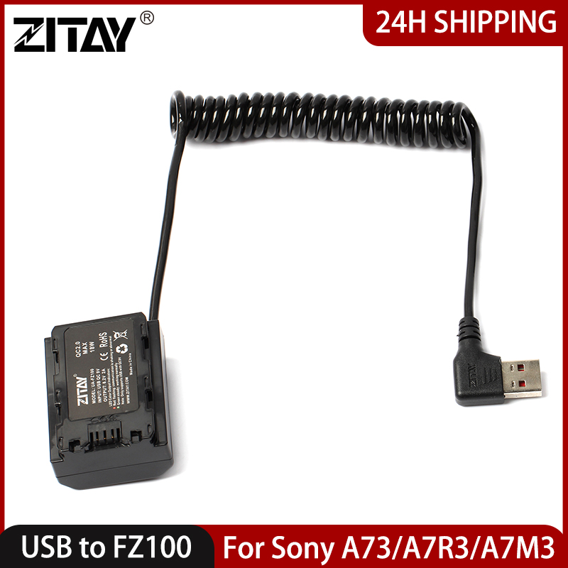 Photography Led Lighting Kit - ZITAY USB FZ100 กล้อง Dummy แบตเตอรี่สําหรับ