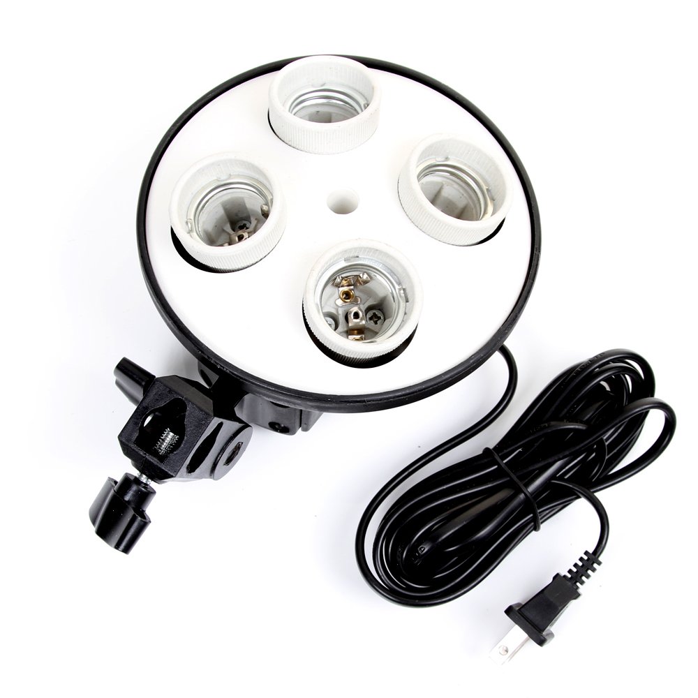 Photography Lighting Kit - E27 ฐานสี่โคมไฟหลอดไฟใช้สำหรับSoftbox KIT 4 in 1