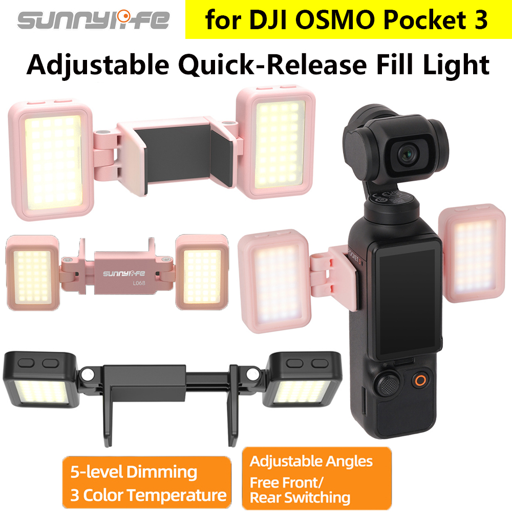 Photography Led Lighting Kit - ซันนี่ไลฟ์ ควิก รีลีส ฟิล ไลท์วิดีโอการถ่ายภาพเซลฟี่สำหรับดีไอ โอเอสเอ็มโอ