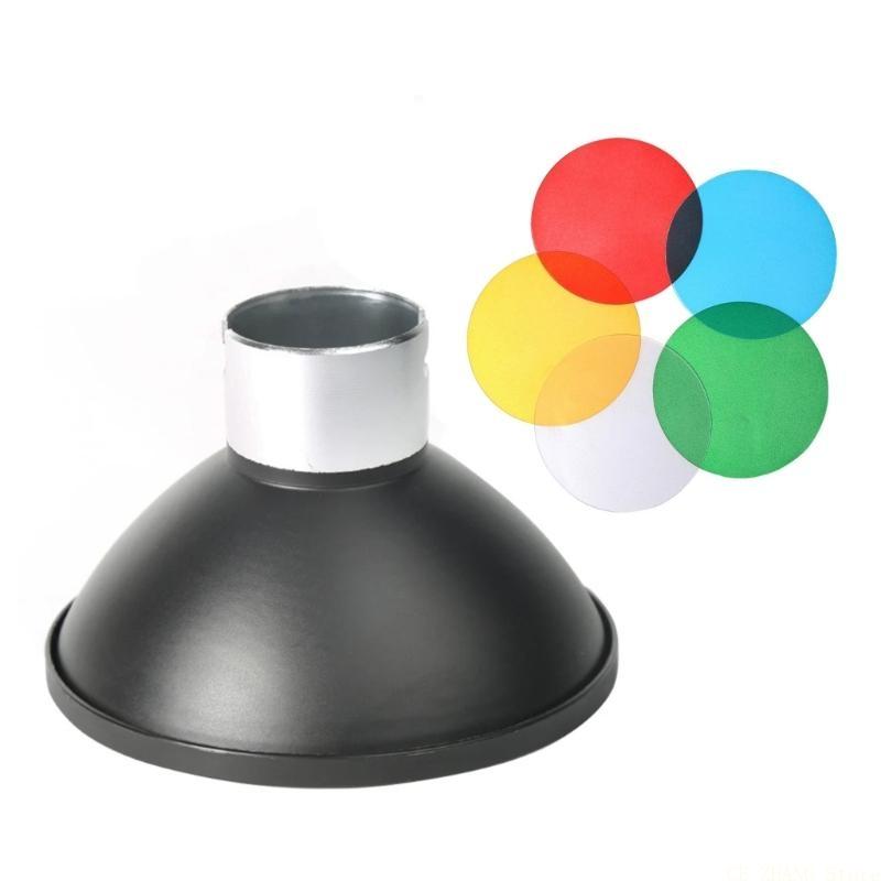 Photography Lighting Beauty Dish - E56B AD-M จานสะท้อนแสงมาตรฐานพร้อมฟิลเตอร์ 5 สี Soft