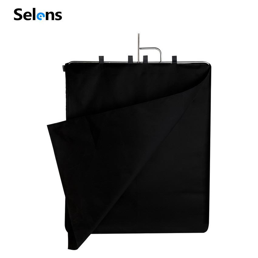 Photography Lightning - ผ้าฉากแฟล็กซ์ Selens ขนาด 75x90 ซม. ขยายได้