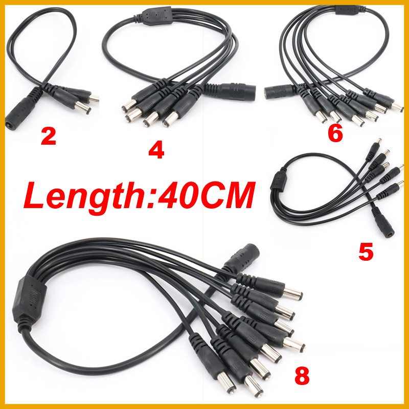 Photography Led Lighting Kit - สายแยกไฟ DC ขนาด 5.5*2.1 มม. แบบ