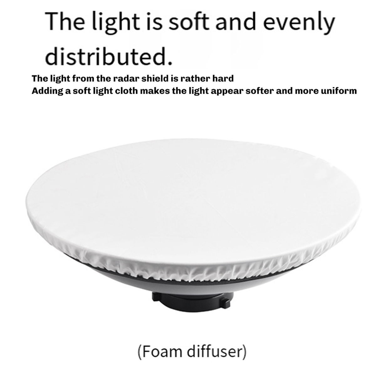 Photography Lighting Beauty Dish - AT59 30 ซม.จานความงาม Reflector ตารางรังผึ้งสําหรับสตูดิโอถ่ายภาพบุคคล Enhanced