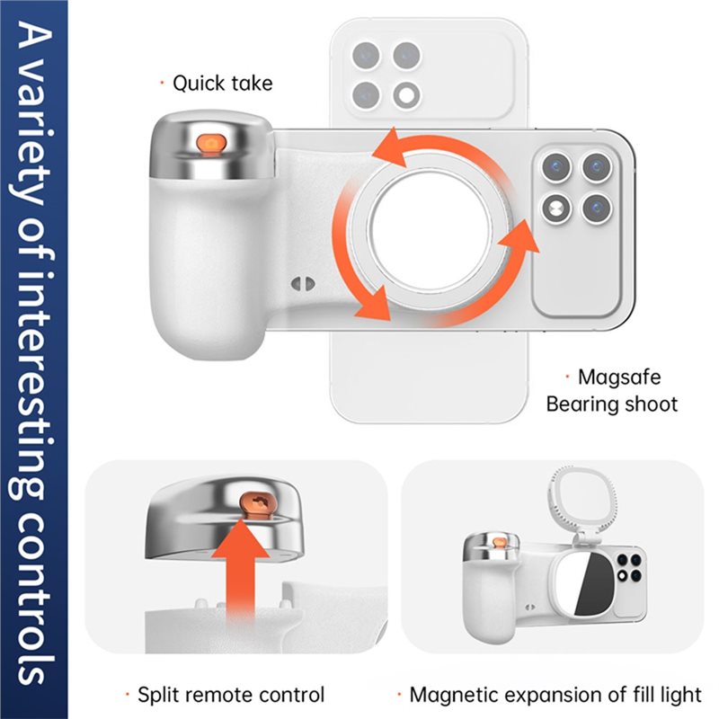 A33T ไม้เซลฟี่บลูทูธแบบแม่เหล็ - Photography Lighting Design บทวิจารณ์และราคา