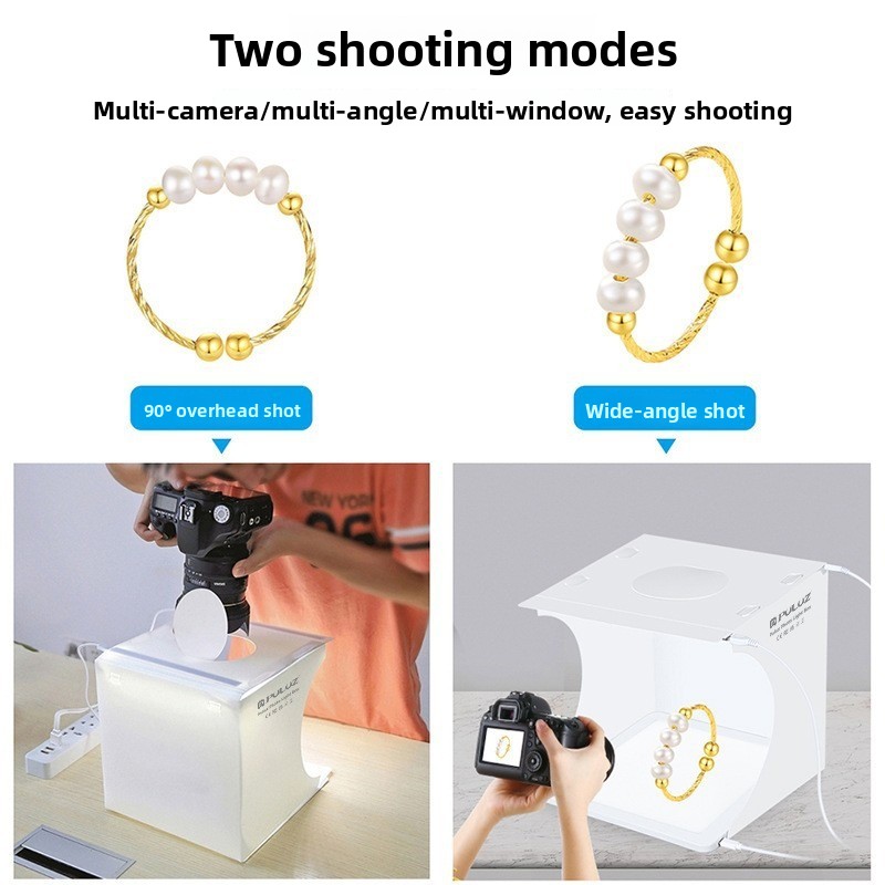 กล่องไฟถ่ายภาพ LED ขนาดเล็ก 2- - Photography Lighting No Shadows บทวิจารณ์และราคา