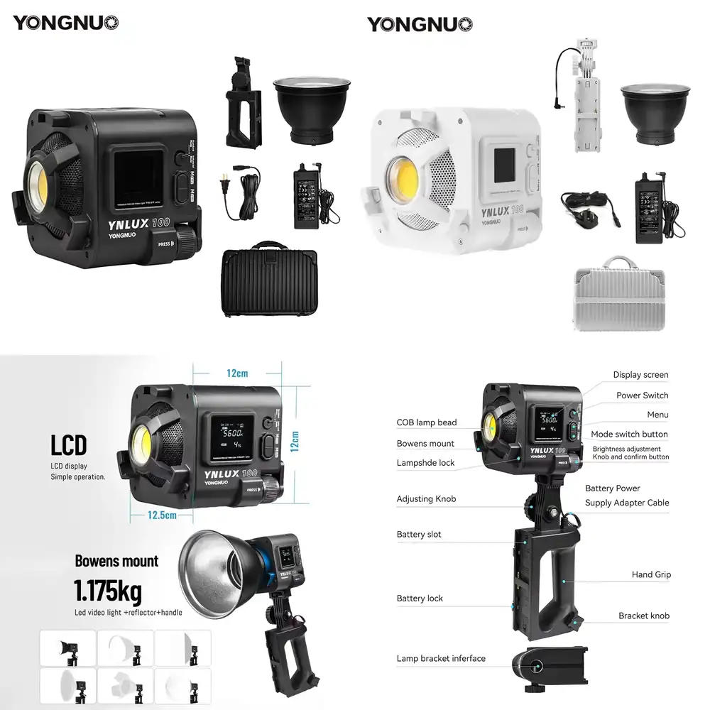 ไฟวิดีโอ LED แบบพกพา YONGNUO Y - Photography Of Lighting บทวิจารณ์และราคา