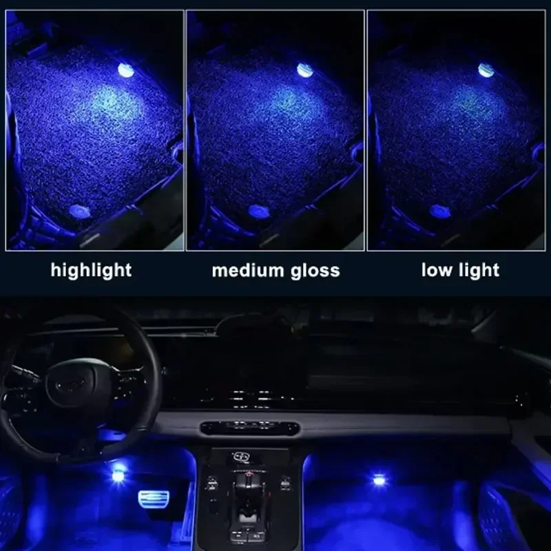 LED ภายในรถ Ambient Light ตกแต - Interior Photography Lighting บทวิจารณ์และราคา