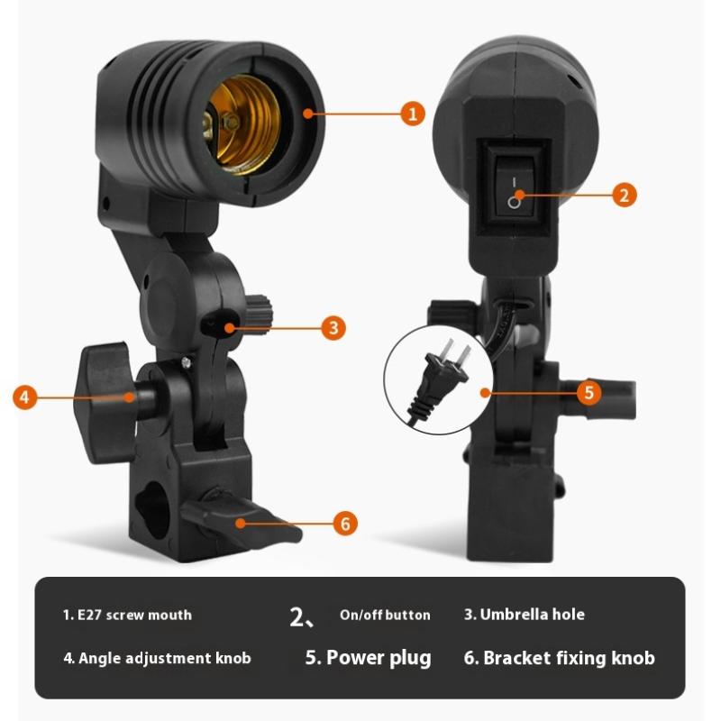 สายไฟสีดำ 1.8 เมตร พร้อมขั้วหล - Photography Lighting Tools บทวิจารณ์และราคา