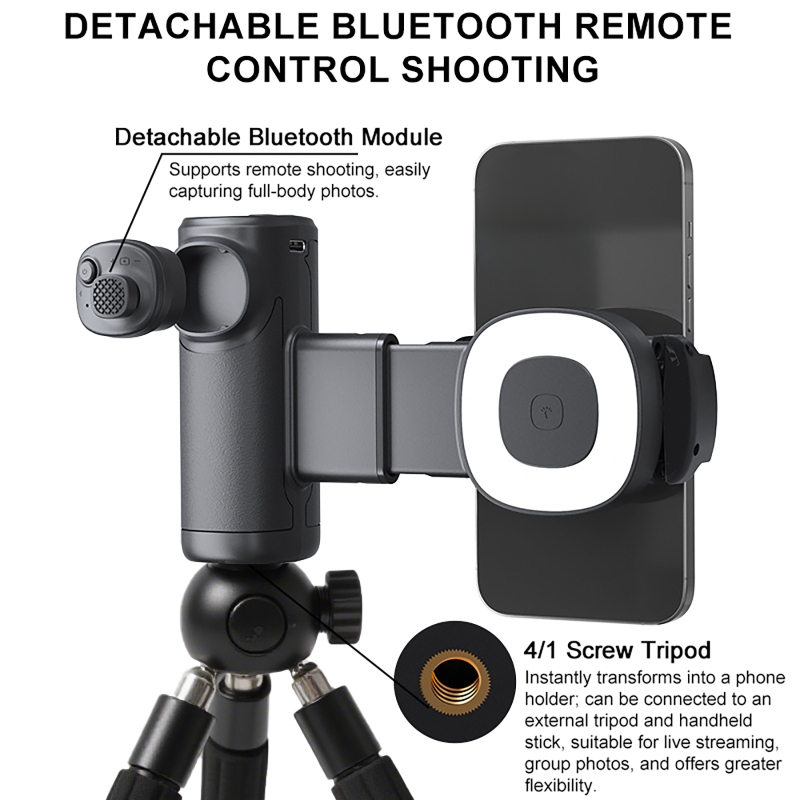 ด้ามจับเซลฟี่บลูทูธพร้อมไฟเติม - Photography Lighting Assistant บทวิจารณ์และราคา