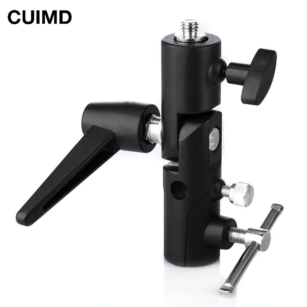 วงเล็บแฟลชรองเท้าร้อนผู้ถือร่ม - Photography Lighting Tools บทวิจารณ์และราคา