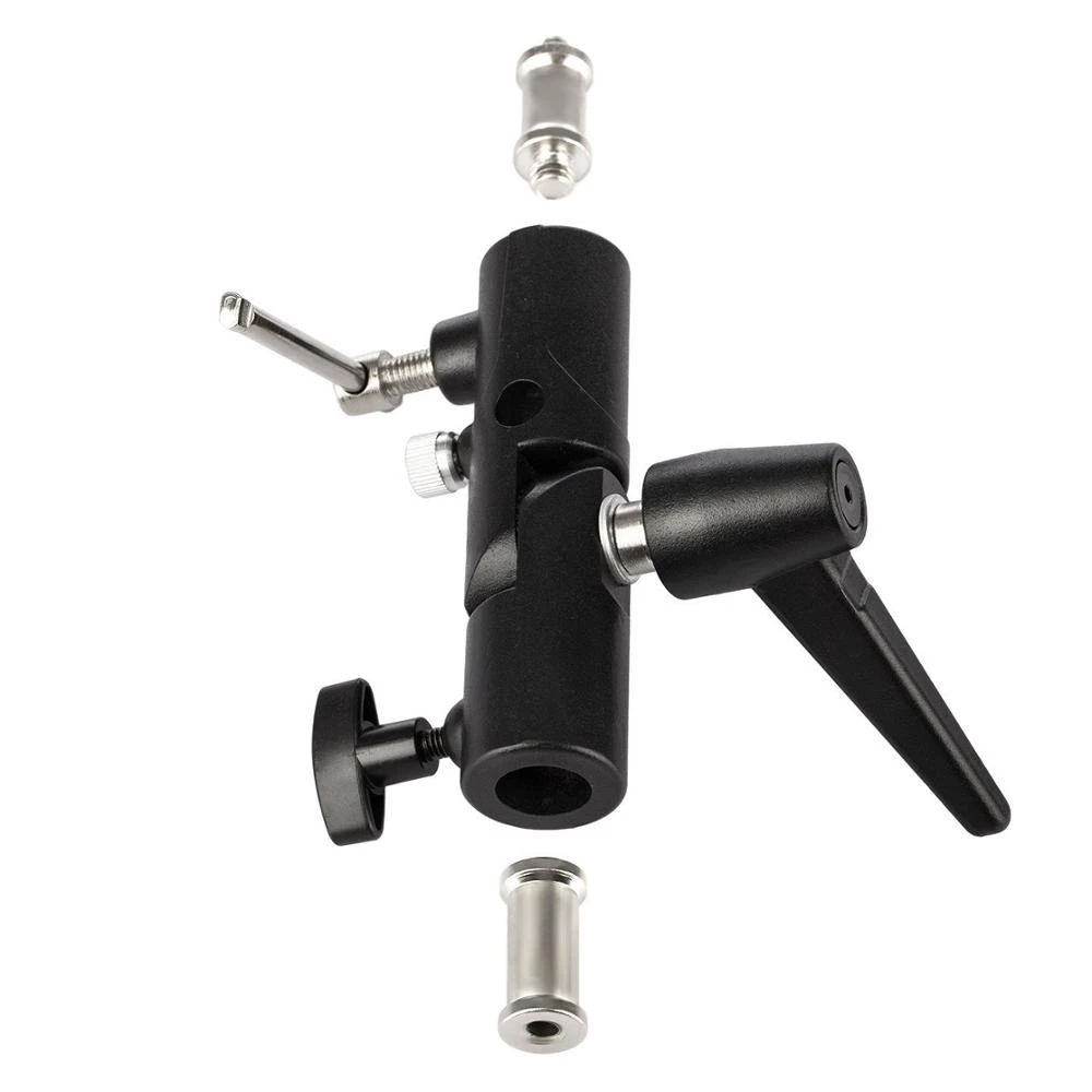 วงเล็บแฟลชรองเท้าร้อนผู้ถือร่ม - Photography Lighting Tools บทวิจารณ์และราคา