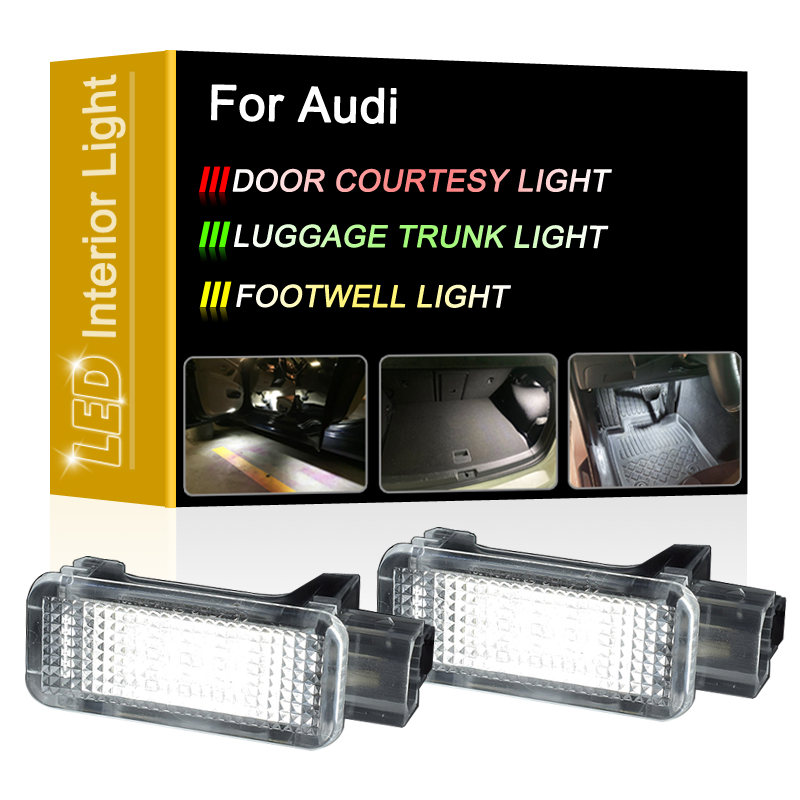 LED โคมไฟภายในสำหรับ Audi A2 A - Interior Photography Lighting บทวิจารณ์และราคา