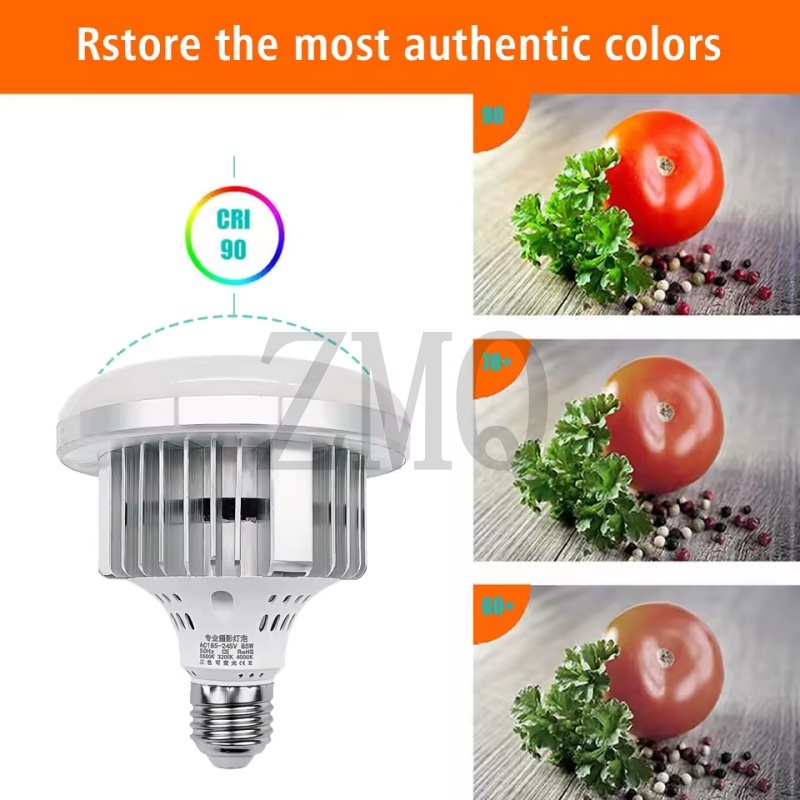 หลอดไฟ E27 85W 155W 3200K-5500 - Photography Lighting Meter บทวิจารณ์และราคา