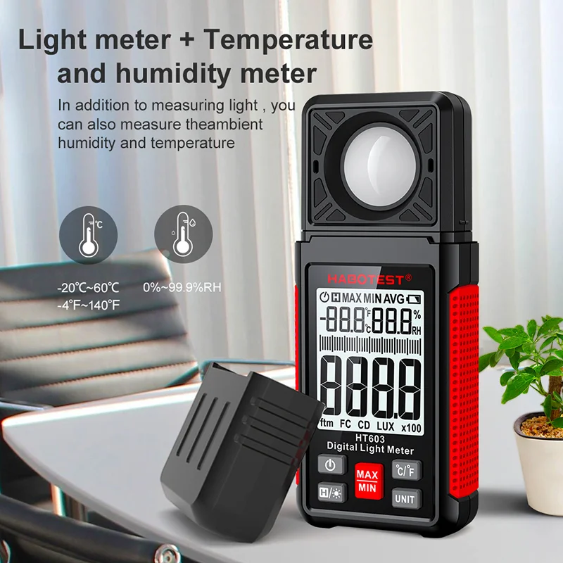 เครื่องวัดแสงดิจิตอล HT603 ช่ว - Photography Lighting Meter บทวิจารณ์และราคา