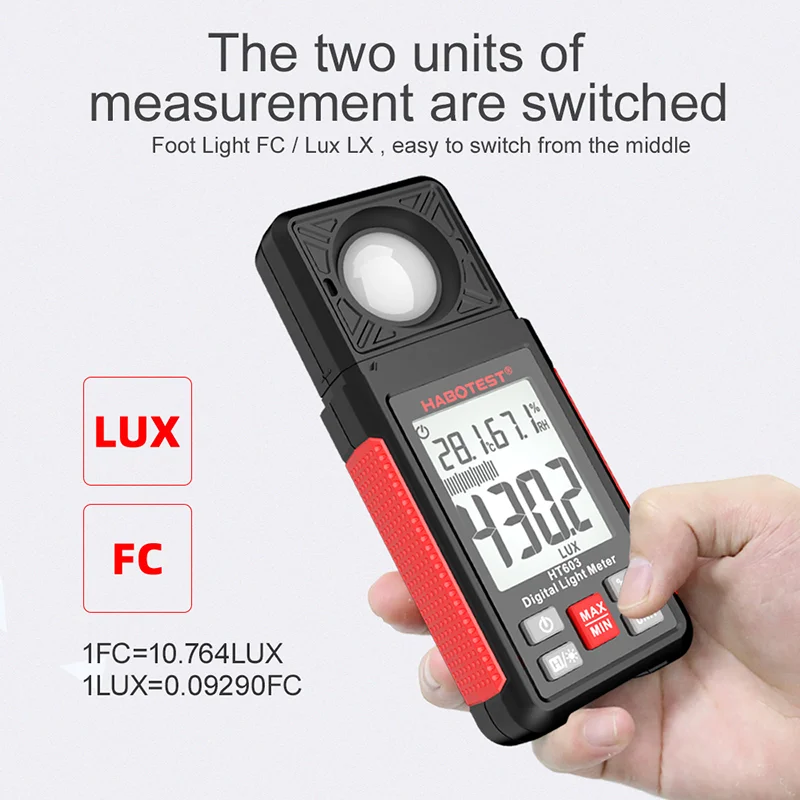เครื่องวัดแสงดิจิตอล HT603 ช่ว - Photography Lighting Meter บทวิจารณ์และราคา