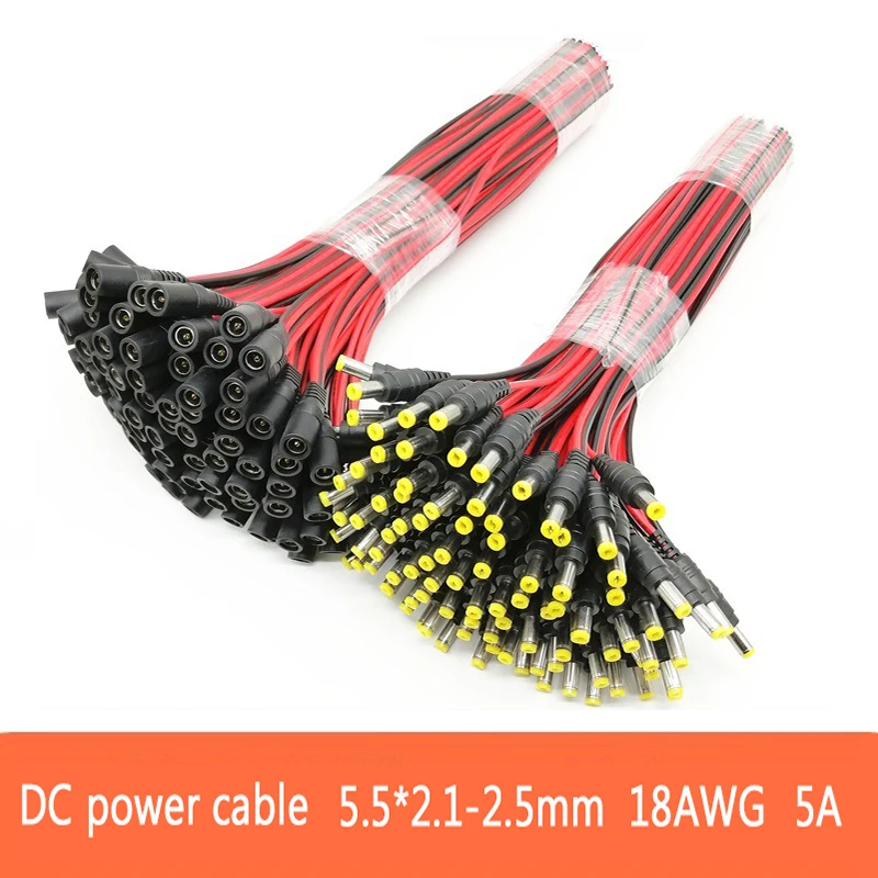 18 AWG ชายหญิง DC Connector 2p - Photography Led Lighting Kit บทวิจารณ์และราคา