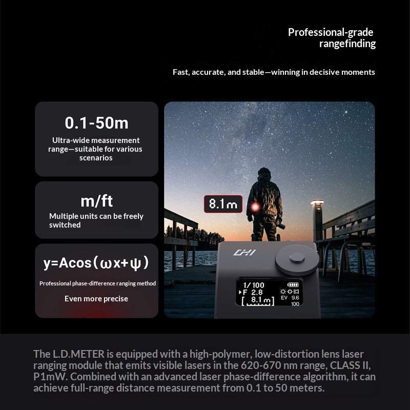 CHI ท็อปไลท์มิเตอร์ 0 1 50 เมต - Photography Lighting Meter บทวิจารณ์และราคา