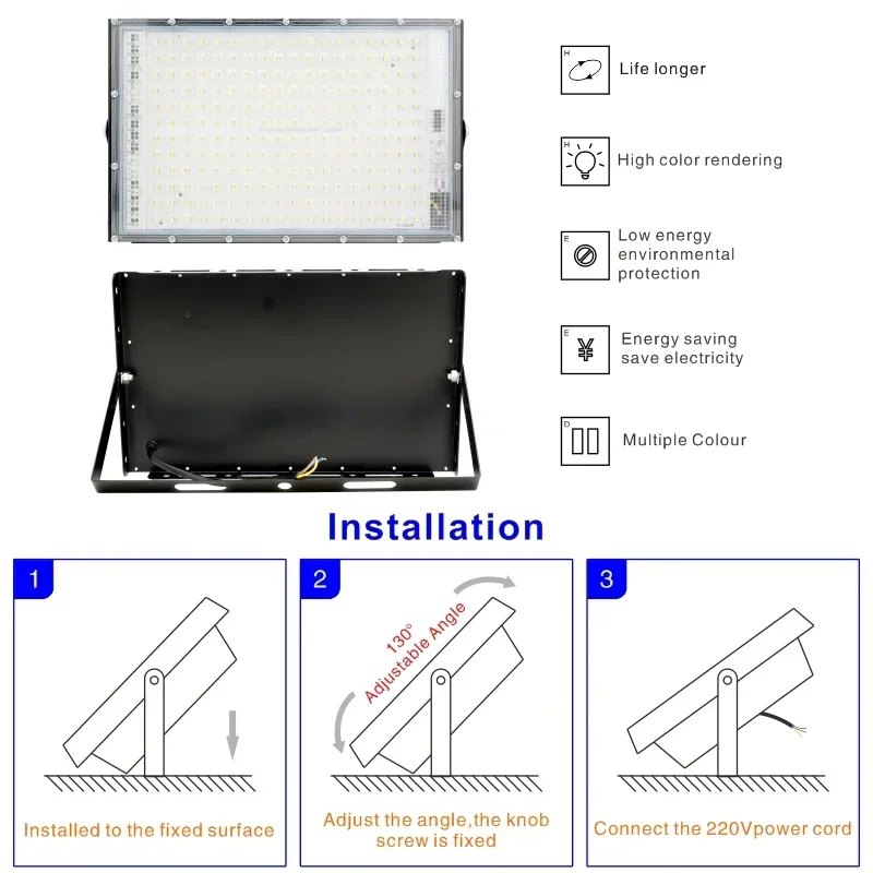 110V 220V ไฟ LED น้ําท่วม 50W  - Photography Lighting Uk บทวิจารณ์และราคา