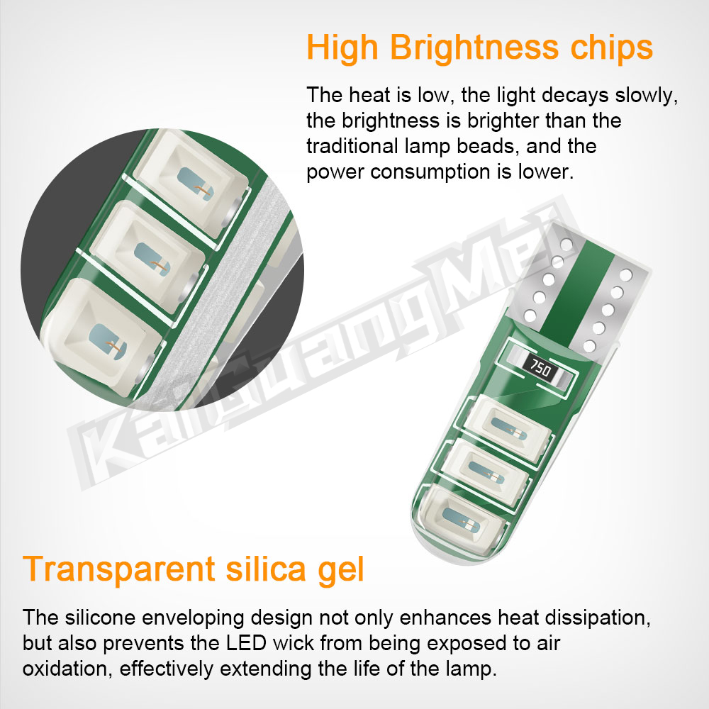 2/10PCS T10 W5W ไฟ LED CANbus  - Interior Photography Lighting บทวิจารณ์และราคา