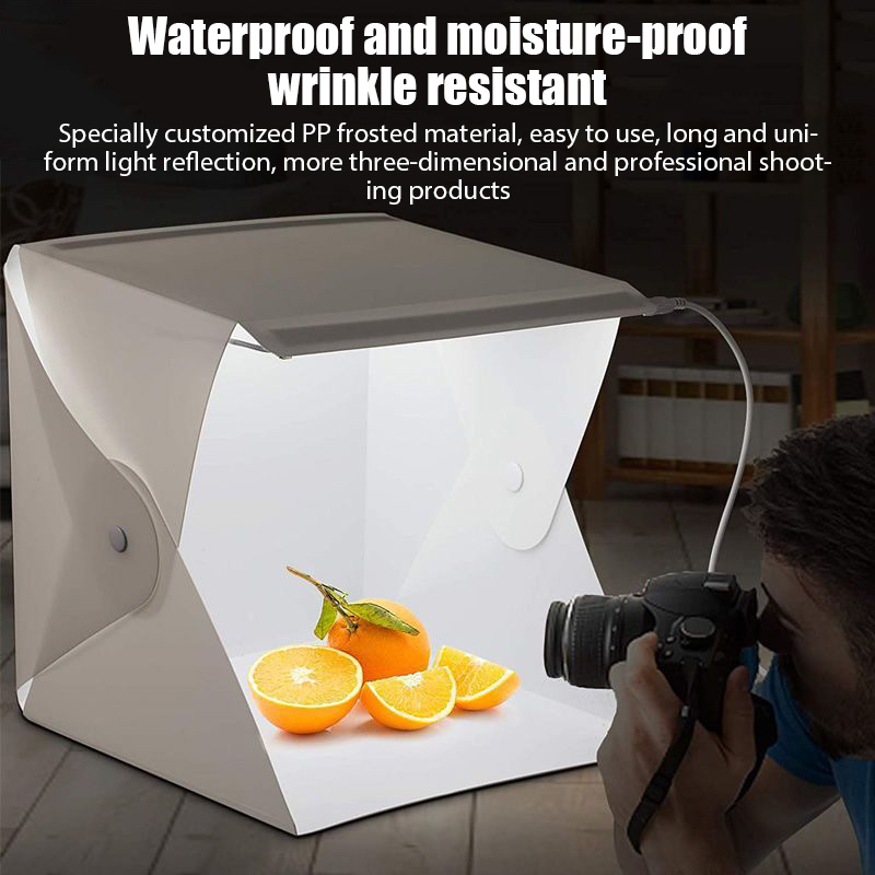 กล่องไฟพับได้แบบพกพาสำหรับถ่าย - Photography Led Lighting Kit บทวิจารณ์และราคา
