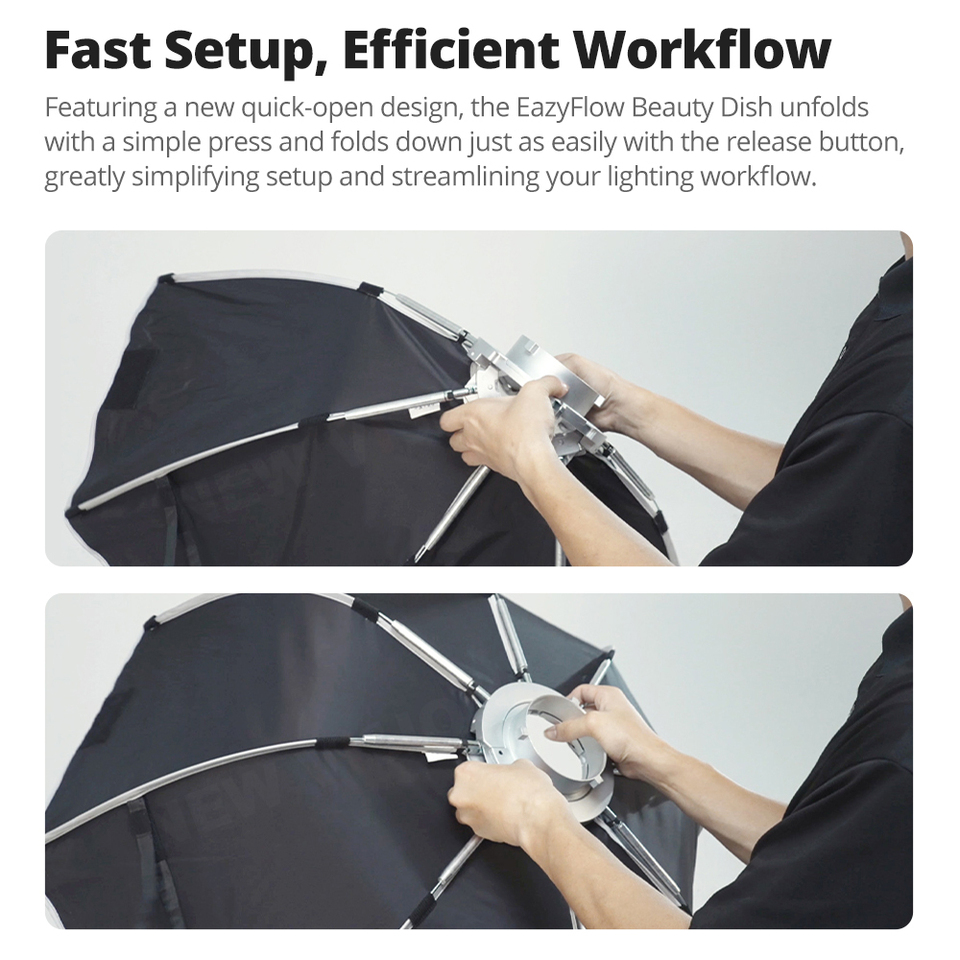 Godox EazyFlow Beauty Dish 65/ - Photography Lighting Beauty Dish บทวิจารณ์และราคา