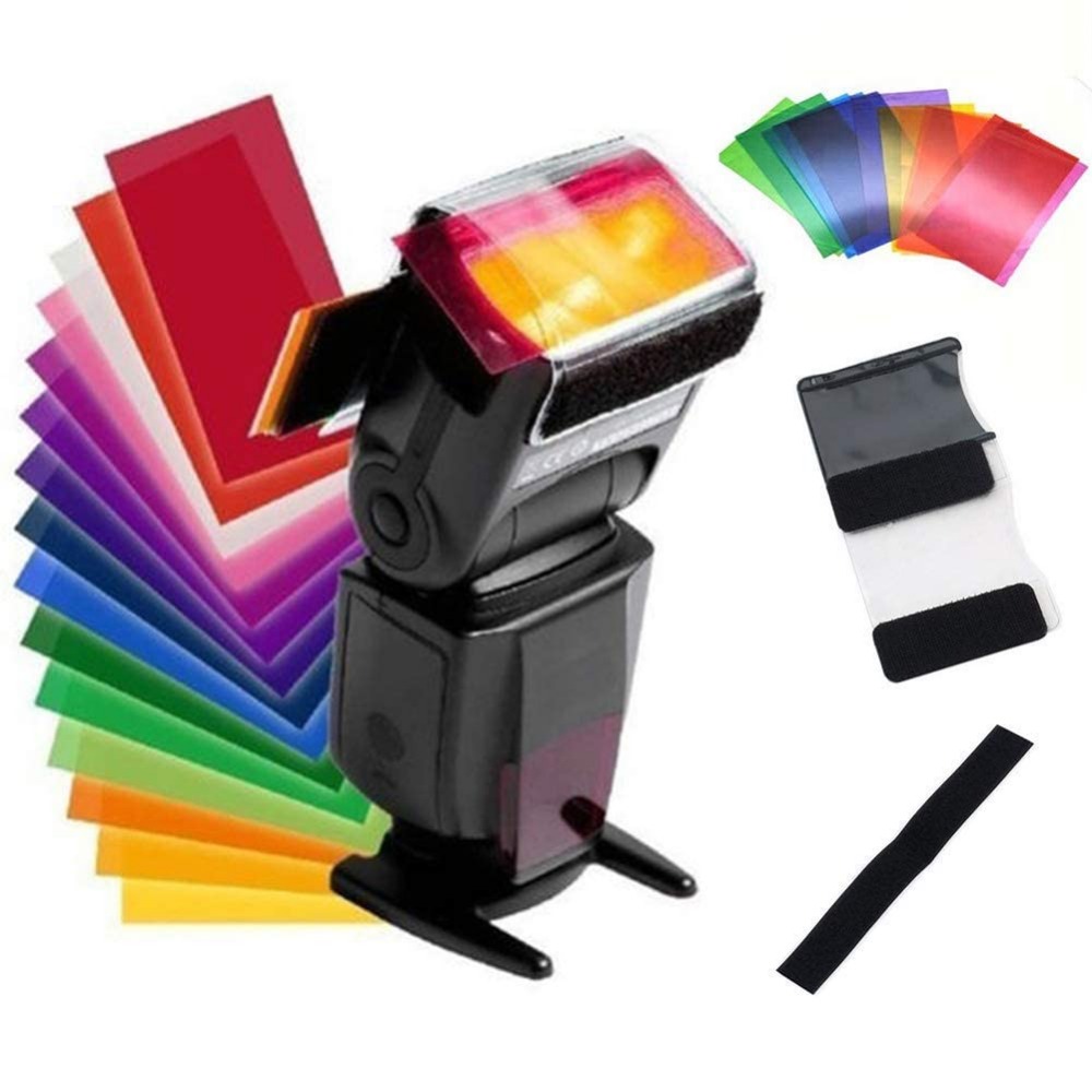 ชุดฟิลเตอร์เจลสำหรับแฟลชกล้อง  - Photography Lighting Kit บทวิจารณ์และราคา