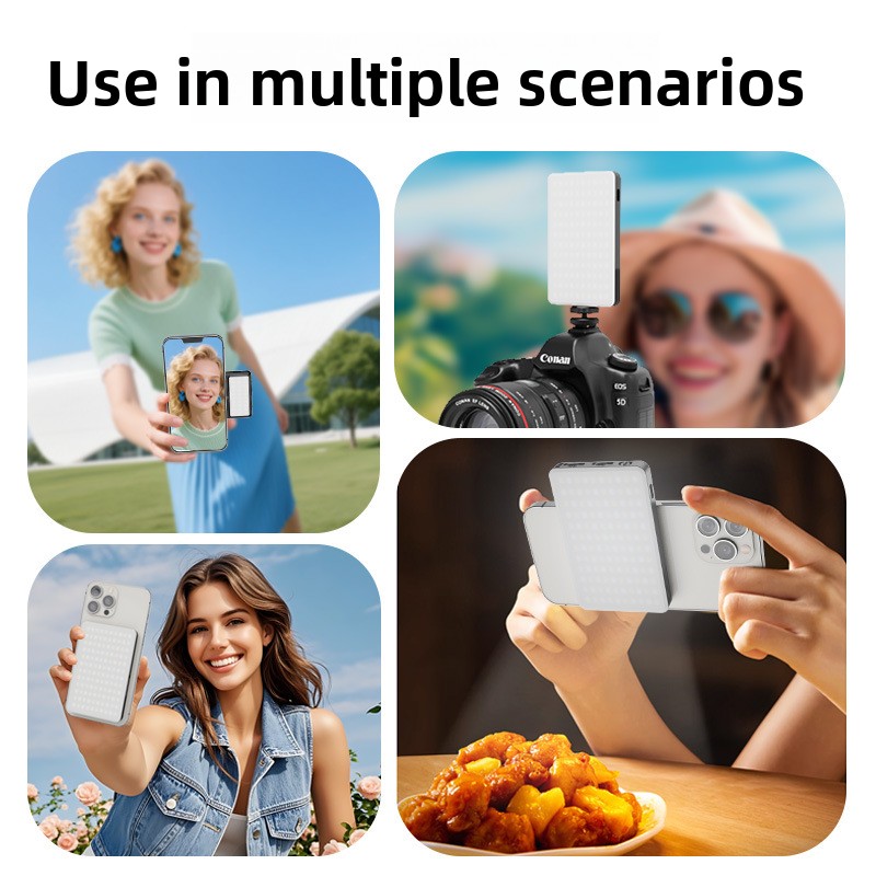 ไฟเติมแบบแม่เหล็กสองด้านสำหรับ - Photography Mobile Lighting บทวิจารณ์และราคา