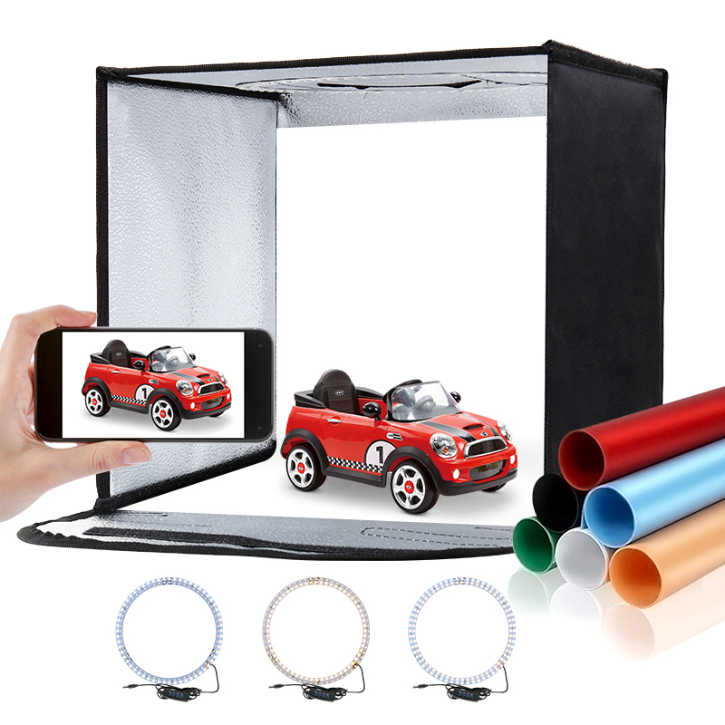 11.8x11.8 นิ้วพับสตูดิโอถ่ายภา - Photography Led Lighting Kit บทวิจารณ์และราคา