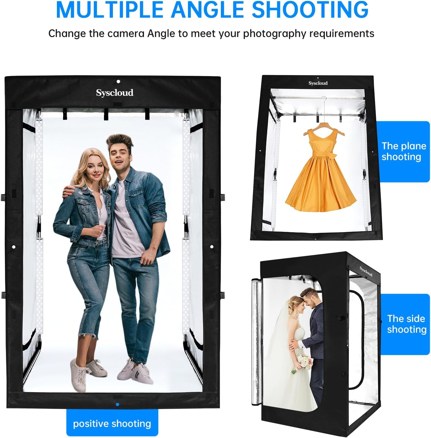 เต็นท์ถ่ายภาพพร้อมไฟ LED ปรับค - Photography Led Lighting Kit บทวิจารณ์และราคา