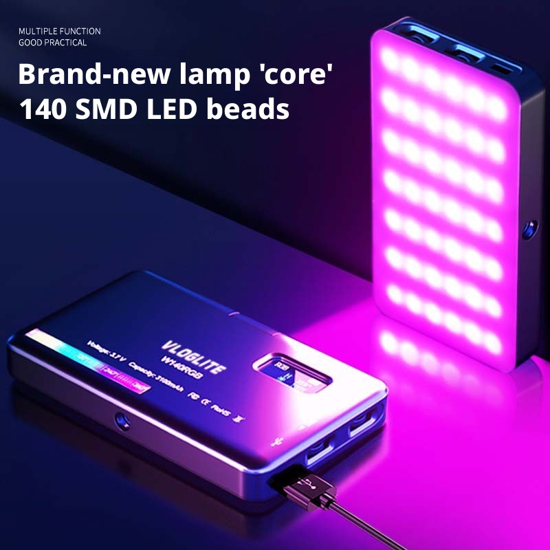 ไฟเติม RGB แบบพกพาสำหรับมือถือ - Photography Mobile Lighting บทวิจารณ์และราคา