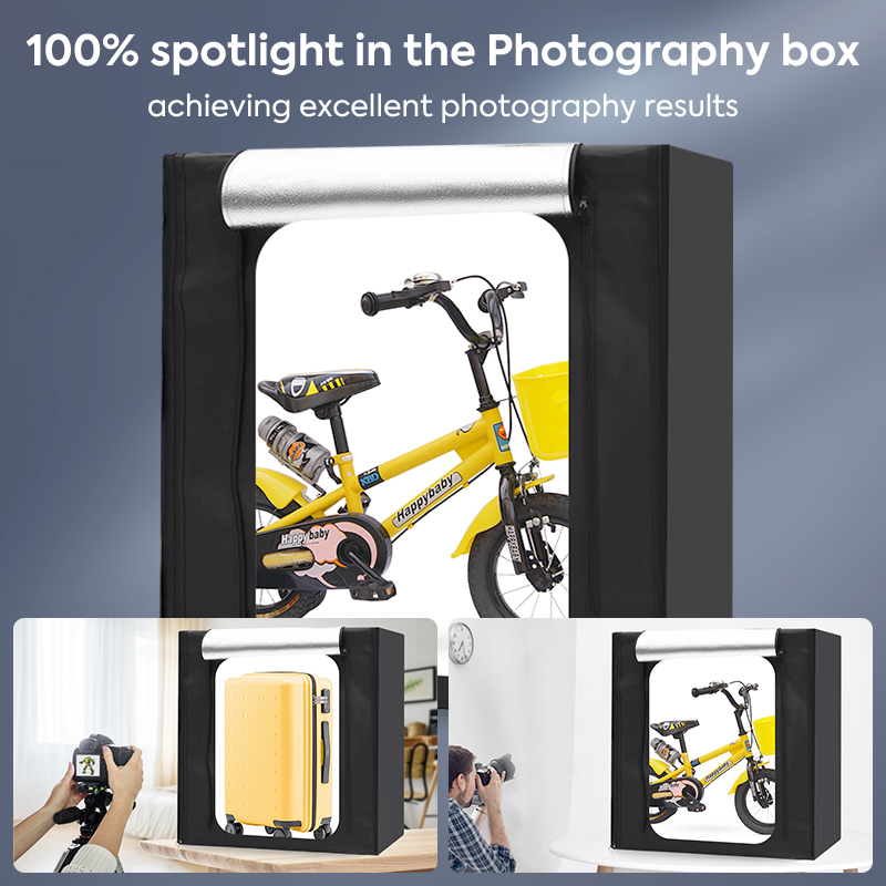 ชุดกล่องไฟถ่ายภาพสินค้าสำหรับส - Photography Led Lighting Kit บทวิจารณ์และราคา
