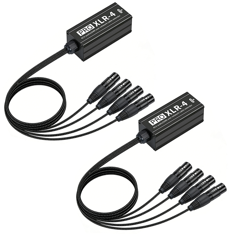 ตัวขยายสัญญาณเสียง XLR 4 ช่อง  - Photography Lighting Uk บทวิจารณ์และราคา