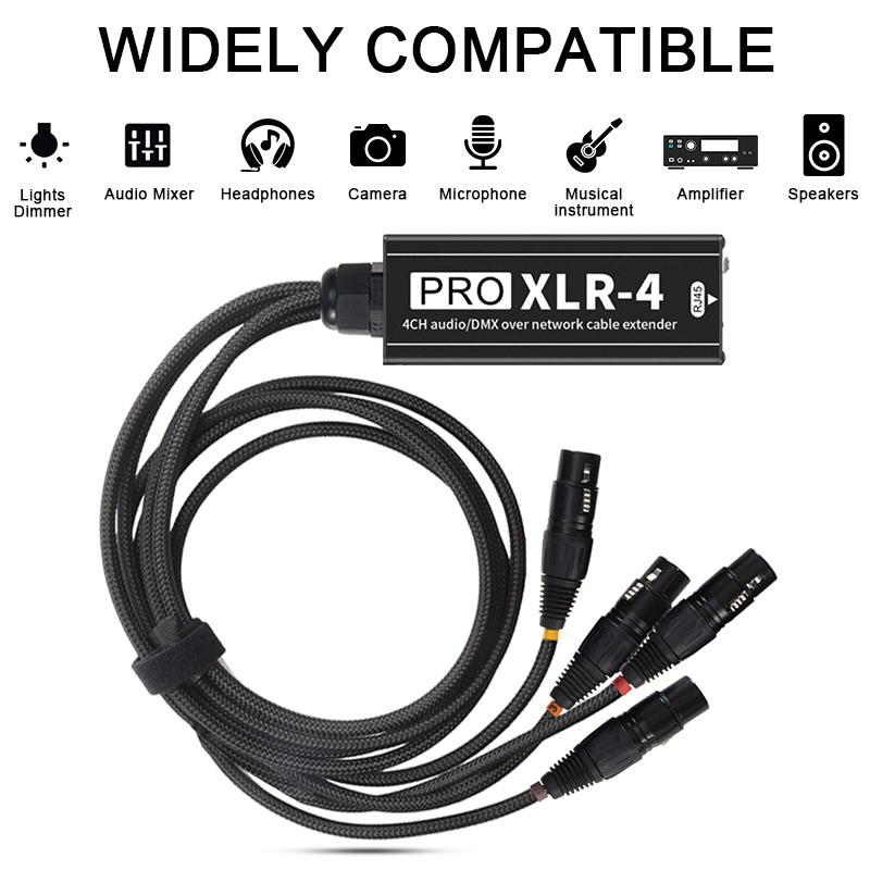 ตัวขยายสัญญาณเสียง XLR 4 ช่อง  - Photography Lighting Uk บทวิจารณ์และราคา
