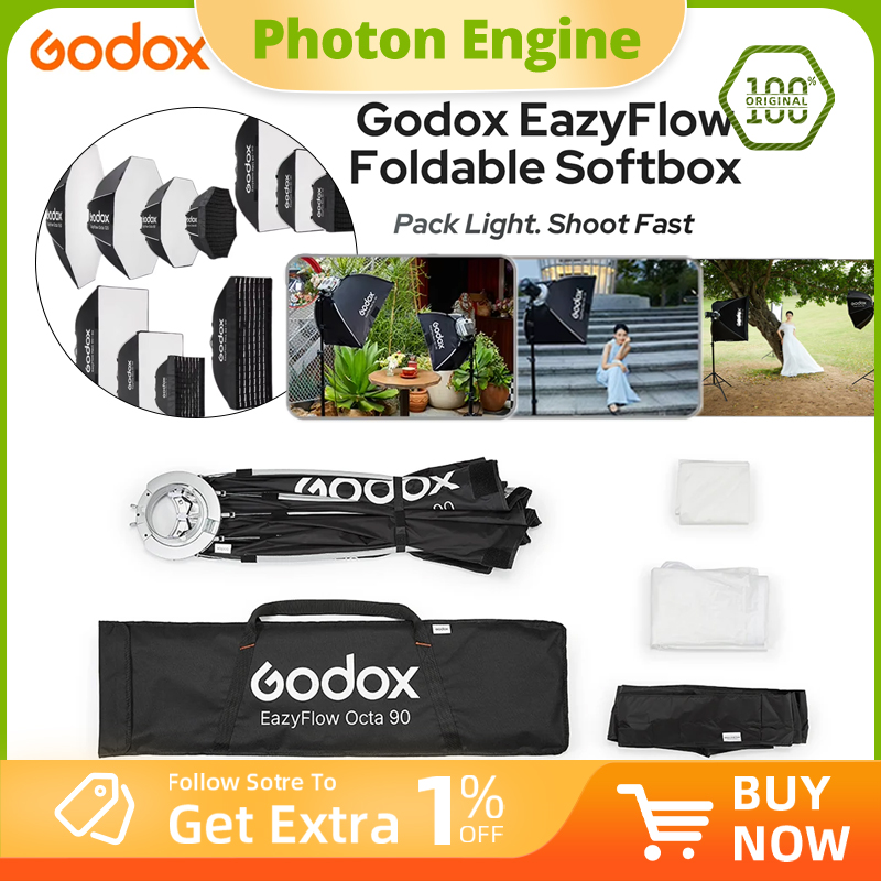 Godox ซีรีส์ EazyFlow ซอฟต์บ็อ - Photography Lighting Meter บทวิจารณ์และราคา